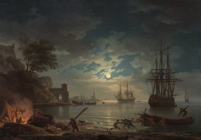 Måneskinn av Claude Joseph Vernet