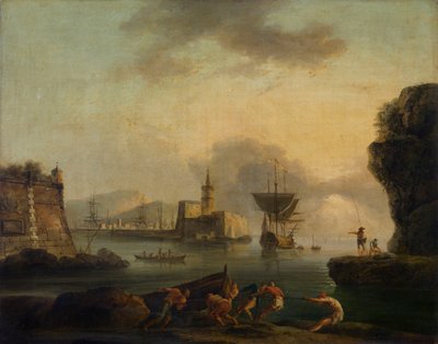Napoli av Claude Joseph Vernet