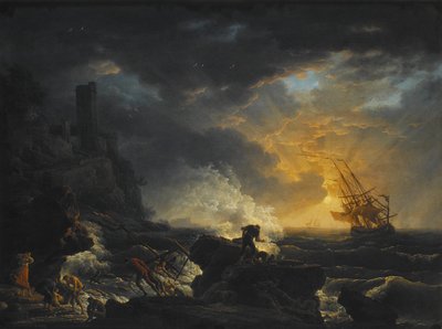Forlis, andre halvdel av 1700-tallet. av Claude Joseph Vernet
