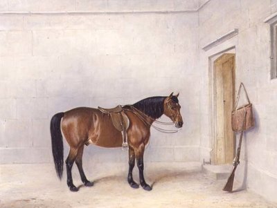 Saddled Bay skyteponni av Claude L. Ferneley