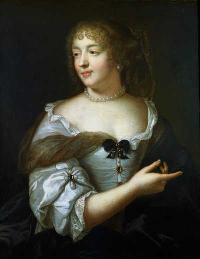 Madame de Sevigne, fransk hoffmann og brevskriver, 1600-tallet av Claude Lefebvre