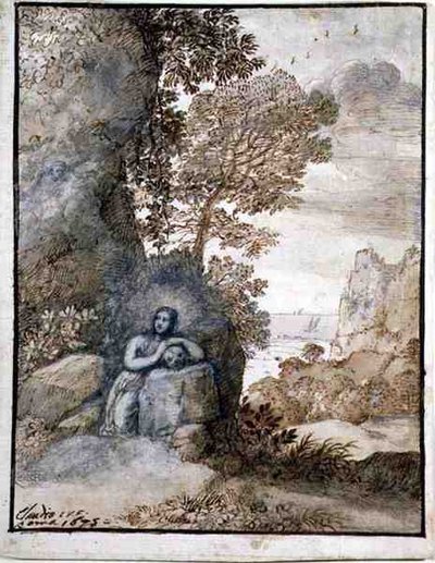Landskap med Magdalena av Claude Lorrain