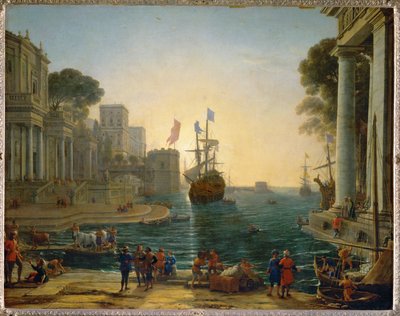 Odysseus gibt Chryseis ihrem Vater zurück von Claude Lorrain (1600-82)