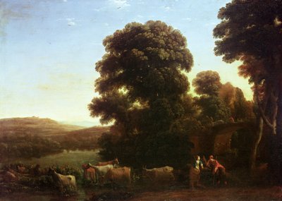 Et pastoralt landskap av Claude Lorrain