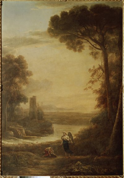 Landskap med Tobie (Tobit) og erkeengel Raphael (1639, olje på lerret) av Claude Lorrain