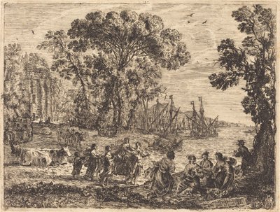 Europa og oksen av Claude Lorrain