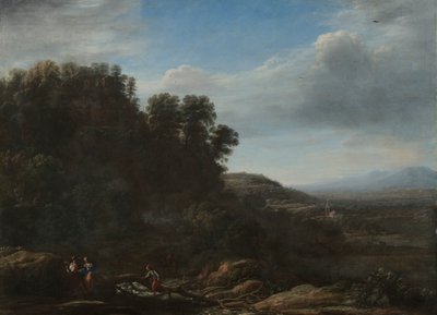 Italiensk landskap, ca. 1630. av Claude Lorrain