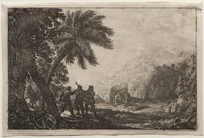Landskap med Brigands av Claude Lorrain