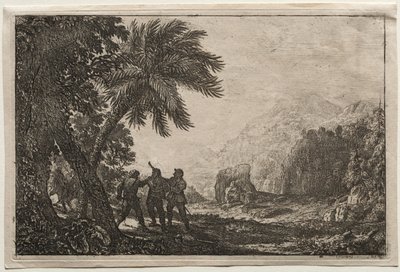 Landskap med soldater, 1633. av Claude Lorrain