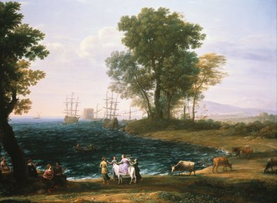Voldtekt av Europa av Claude Lorrain
