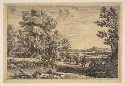 Rebecca og Eliezer, ca. 1638-41. av Claude Lorrain