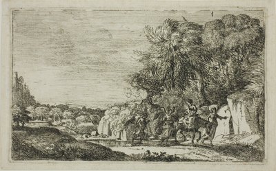 Flykten til Egypt av Claude Lorrain