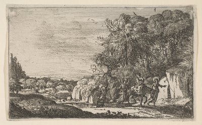 Flykten til Egypt, ca. 1630-31. av Claude Lorrain