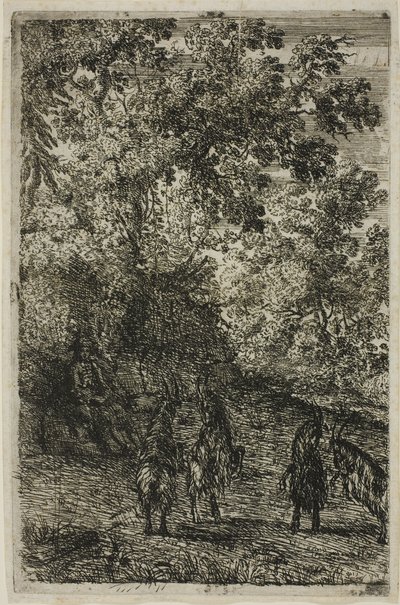 De fire geitene av Claude Lorrain