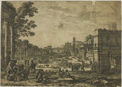 Forum Romanum av Claude Lorrain