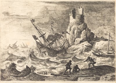 Forliset (Le naufrage) av Claude Lorrain
