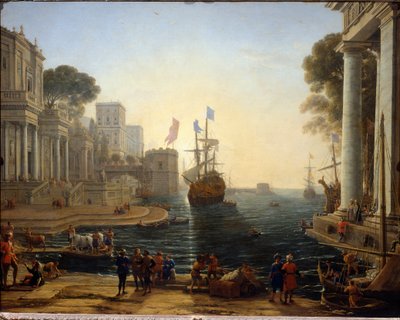Ulysse presenterer Chryseis for faren sin (Painting av Claude Lorrain