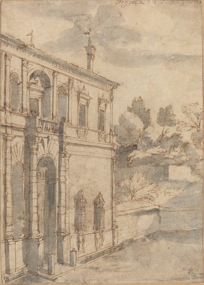 Villa til pave Julius av Claude Lorrain
