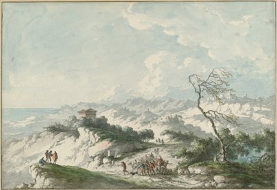 Andre utsikt over Agrigento-landsbygda av Claude Louis Chatelet