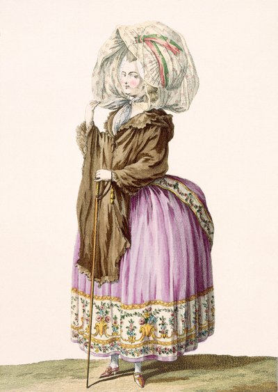 Polonoise, gravert av Voysard, plate nr.84 fra 