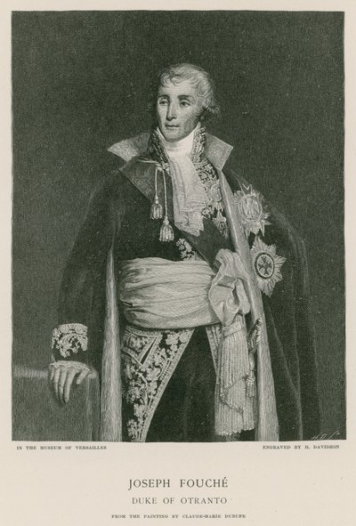 Joseph Fouche, hertug av Otranto av Claude Marie Dubufe