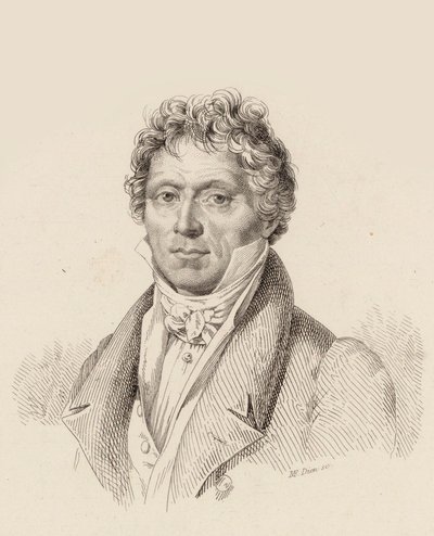 Portrett av komponisten Anton Reicha 1770-1836, 1837. av Claude Marie François Dien