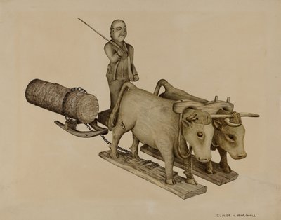 Tømmertransport av Claude Marshall