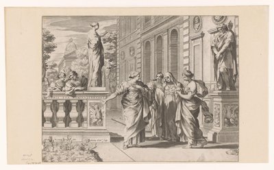 Allegori til ære for Collegio Romano av Claude Mellan