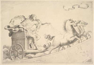 Allegori til ære for Ludvig XIV. av Claude Mellan