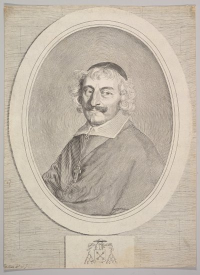 Alphonse III Delben, biskop av Orleans. av Claude Mellan
