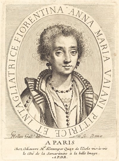 Anna Maria Vaiani av Claude Mellan