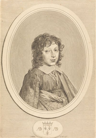 Armand de Bourbon, prins av Condi av Claude Mellan