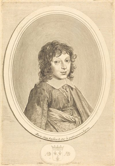Armand de Bourbon, prins av Condi av Claude Mellan
