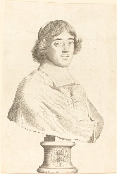 Kardinal av Bouillon av Claude Mellan