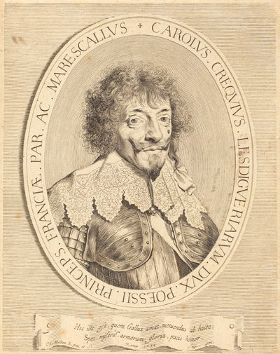 Charles I de Crequi, hertug av Lesdiguières av Claude Mellan