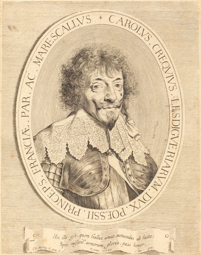 Charles I de Crequi, hertug av Lesdiguières av Claude Mellan