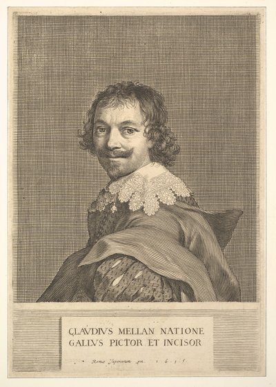 Claude Mellan: Selvportrett, 1635. av Claude Mellan