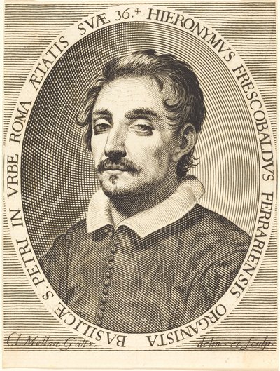 Girolamo Frescobaldi av Claude Mellan