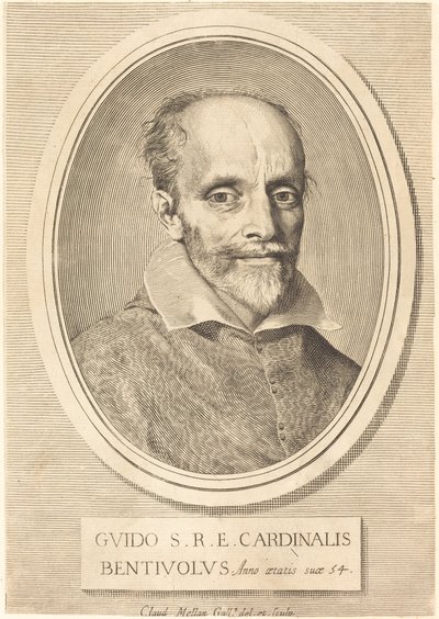 Guido Bentivoglio av Claude Mellan