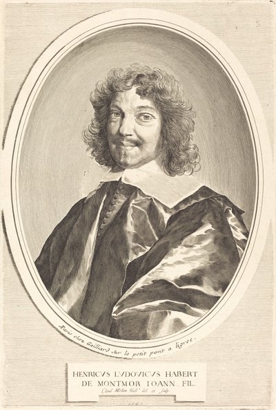 Henri-Louis Habert de Montmor av Claude Mellan