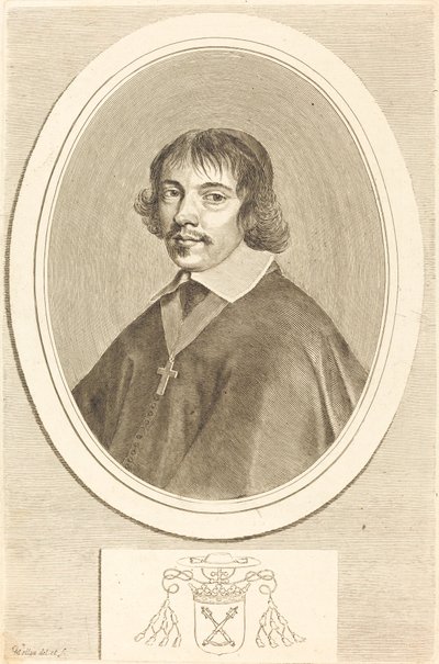 Jean-Francois Paul de Gondi, kardinal av Retz av Claude Mellan