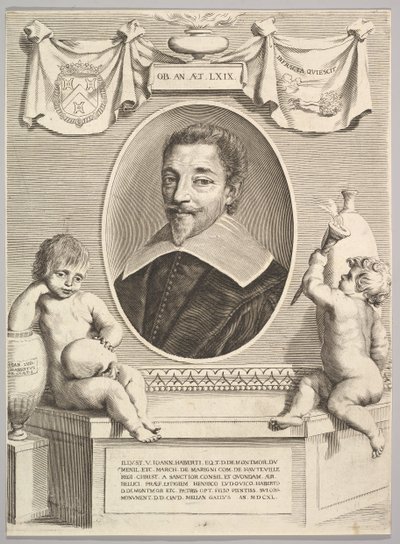 Jean Habert de Montmor, 1640. av Claude Mellan