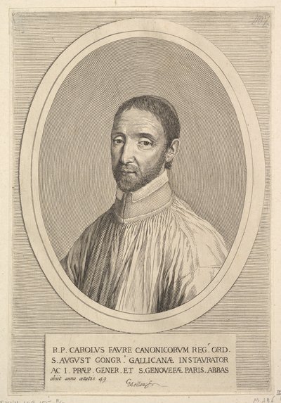 Far Charles Faure. av Claude Mellan