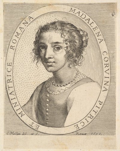Maddalena Corvina, 1636. av Claude Mellan