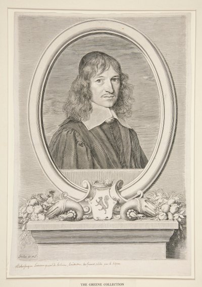 Nicholas Fouquet, visegreve av Melun og av Vaux (1615-1680) av Claude Mellan