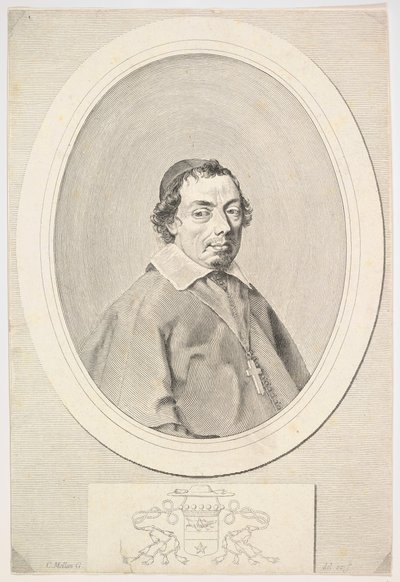 Nicolas Grillié, biskop av Uzès.n.d. av Claude Mellan