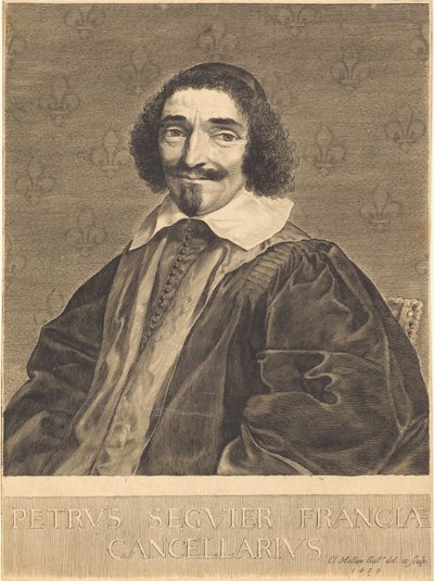 Pierre Séguier av Claude Mellan