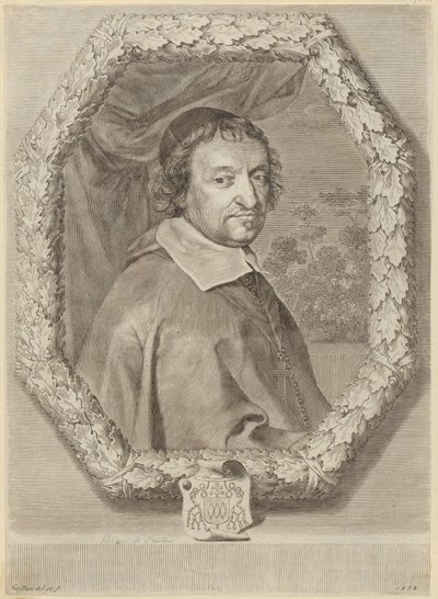 Portrett av Victor Le Bouthillier av Claude Mellan