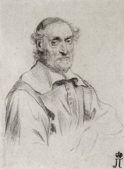 Portrett av Nicolas Claude (Nicolas-Claude) Fabri DE PEIRESC (de Peyresc), astronom av Claude Mellan