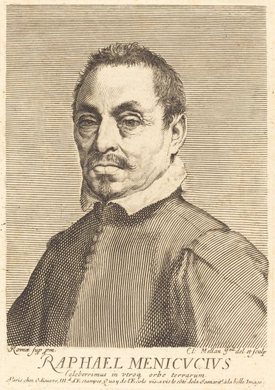 Raffaello Menicucci av Claude Mellan